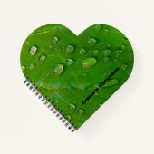 Carnet Spiral Coeur Vert (Devant)