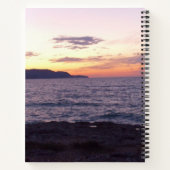 Carnet spiral coucher de soleil (Dos)