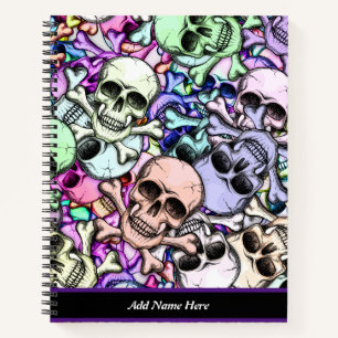 Carnet spiral crâne