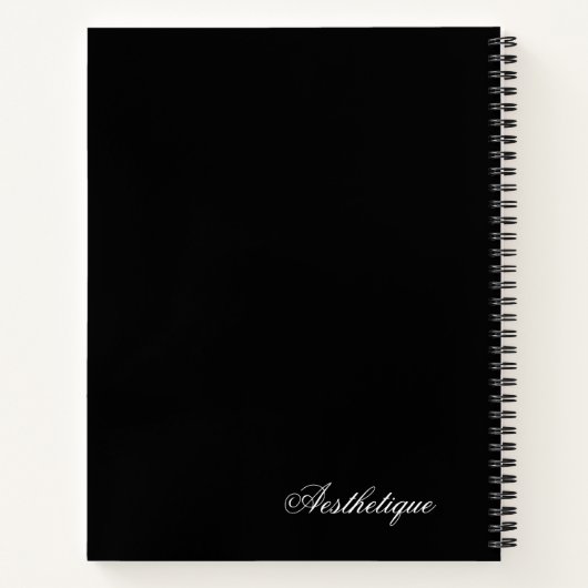 carnet spiral customisé (Dos)