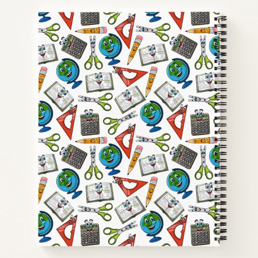 Carnet Spiral Customisé à l'école (Dos)