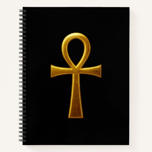 Carnet spiral d'Ankh d'or (Devant)