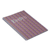 Carnet spiral d'art Abstrait Pastel (Côté Droit)