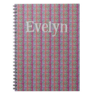 Carnet spiral d'art Abstrait Pastel