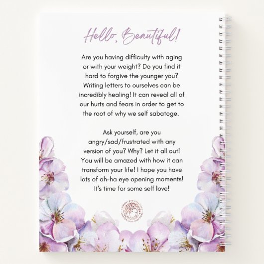 Carnet spiral d'auto-amour (Dos)