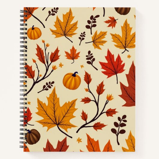 carnet spiral d'automne (Devant)