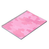 Carnet spiral de camouflage rose (Côté gauche)