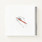 Carnet Spiral de carnet de croquis personnalisé (Dos)