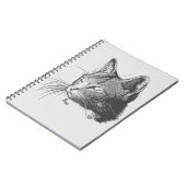 Carnet spiral de chat (Côté gauche)