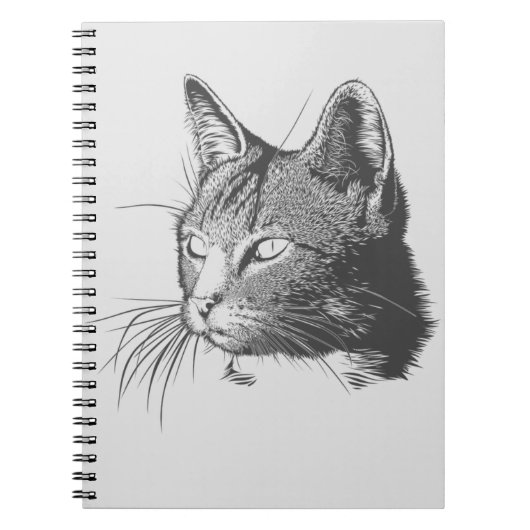 Carnet spiral de chat (Devant)