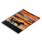 Carnet Spiral de cheval de Trot standard (Côté gauche)