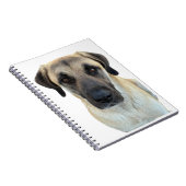 Carnet spiral de chien berger anatolien (Côté Droit)