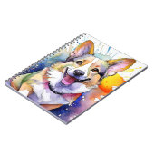 Carnet spiral de Chien de Corgi (Côté gauche)