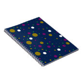 Carnet spiral de Confetti chromatique (Côté Droit)