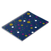 Carnet spiral de Confetti chromatique (Côté gauche)