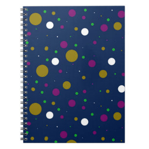 Carnet spiral de Confetti chromatique