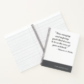 Carnet Spiral de devis personnalisable (Intérieur)