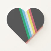 Carnet Spiral de drapeau de la Fierté pour personn (Dos)