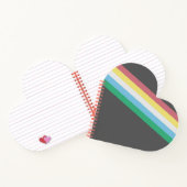 Carnet Spiral de drapeau de la Fierté pour personn (Intérieur)