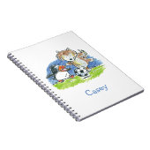 Carnet Spiral De Football Furry Friends (Côté Droit)