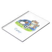 Carnet Spiral De Football Furry Friends (Côté gauche)