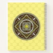 Carnet spiral de Gemini Mandala (Dos)