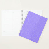 Carnet spiral de glace violet (Devant avec enveloppe)