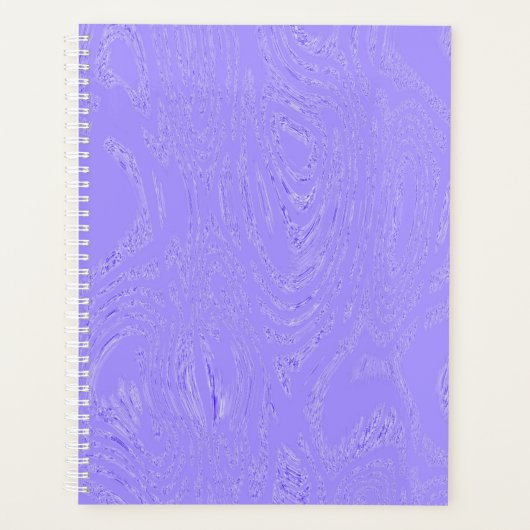 Carnet spiral de glace violet (Devant)