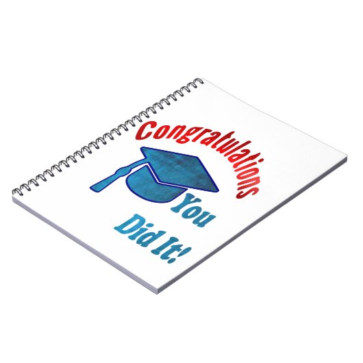 Carnet Spiral De Graduation Pour Les Étudiants De (Côté gauche)