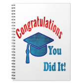 Carnet Spiral De Graduation Pour Les Étudiants De (Devant)