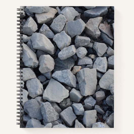 Carnet spiral de gravier (Devant)