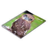 Carnet spiral de hibou (Côté gauche)