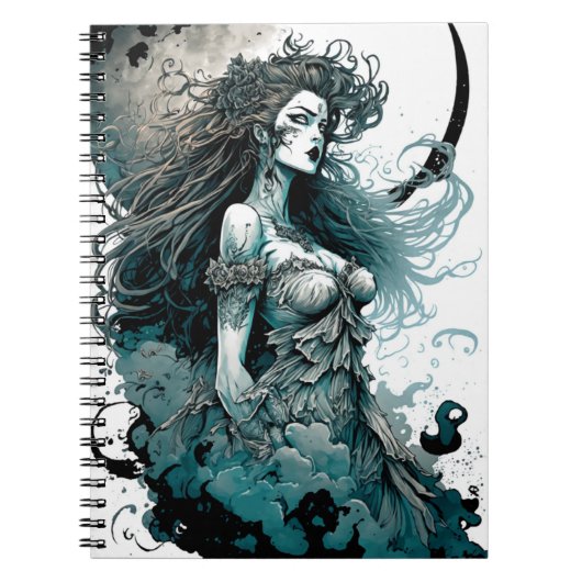 Carnet Spiral de la déesse lunaire (Devant)