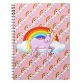 Carnet spiral de la licorne (Devant)