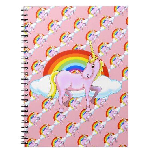 Carnet spiral de la licorne (Devant)