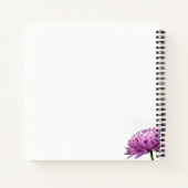 Carnet Spiral de la maman de la lavande de journal (Dos)