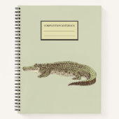 Carnet spiral de l'alligator (Devant)