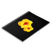 Carnet spiral de l'Hibiscus jaune (Côté gauche)