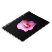 Carnet spiral de l'Hibiscus rose (Côté gauche)