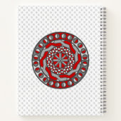 Carnet spiral de machines rouges (Dos)