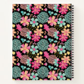Carnet spiral de Monogramme floral peint Pastel (Dos)