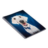 Carnet Spiral De Poodle Souriant (Côté Droit)