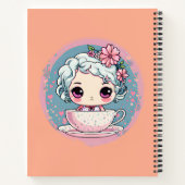 Carnet spiral de poupée à thé mignon (Dos)
