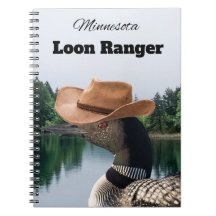 Carnet Spiral de Ranger de Loon du Minnesota