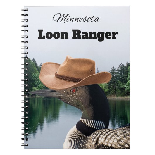 Carnet Spiral de Ranger de Loon du Minnesota (Devant)