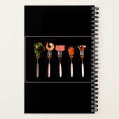 Carnet Spiral de Recette de nourriture moderne sur (Verso)