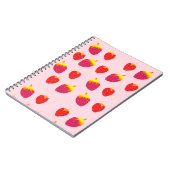 Carnet spiral de Straberries rouges (Côté gauche)