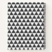 Carnet Spiral de style géométrique moderne (Dos)