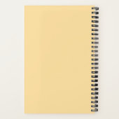 Carnet Spiral de tournesol personnalisé (Verso)