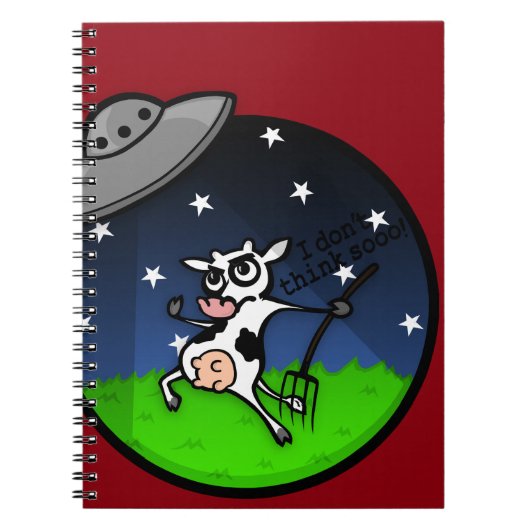 Carnet SPIRAL DE VACHE DE DESSIN FUNNY (Devant)